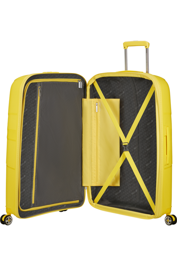 American Tourister Starvibe Spinner Expandable 77cm Electric Lemon