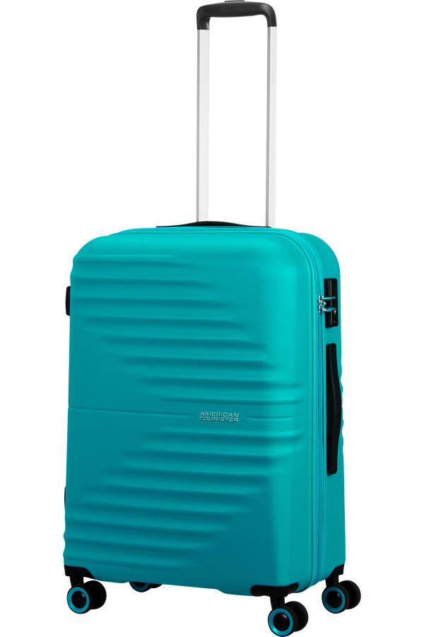 American Tourister Wavetwister Spinner TSA 66cm  Tyrkysová Aqua