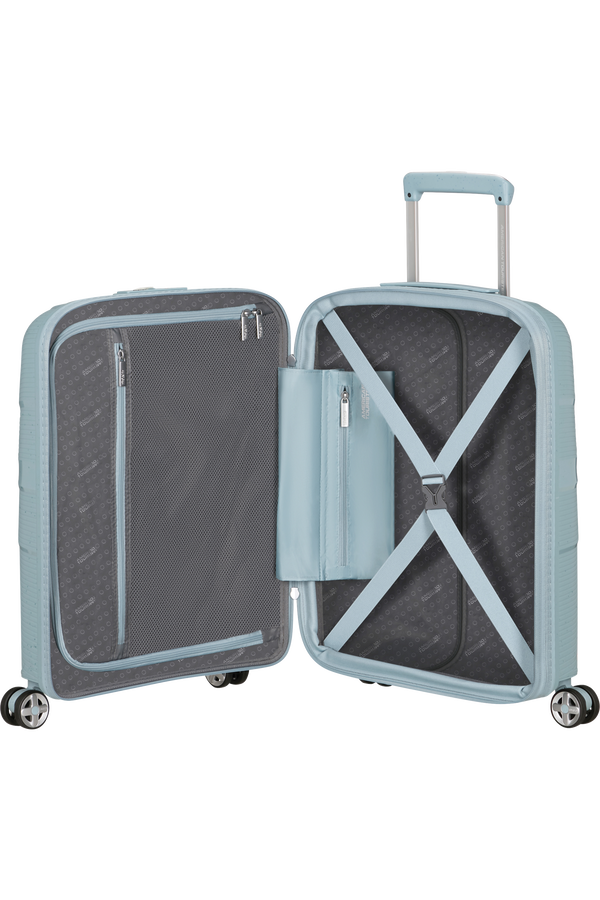 American Tourister StarVibe Spinner Expandable TSA LTD 55cm  Azzurro Speckles American Tourister StarVibe Spinner Expandable TSA LTD 55cm  Azzurro Speckles