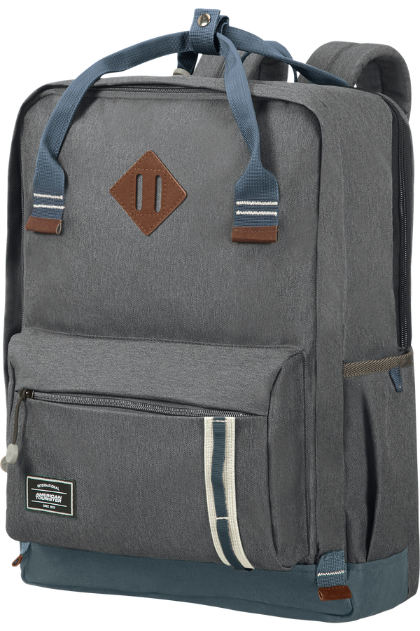American Tourister Urban Groove Lifestyle Backpack 17.3inch  Tmavě &scaron;ed&aacute;