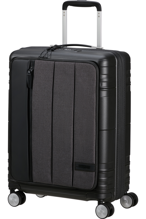 American Tourister Hello Cabin Spinner Expandable 55cm  Grey Melange