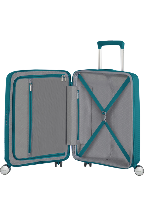 American Tourister Soundbox Spinner Expandable 55cm  Zelen&yacute; nefrit