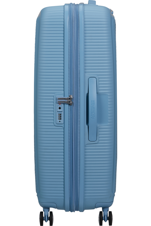 American Tourister SoundBox Spinner TSA Expandable 77cm  Sea Shimmer