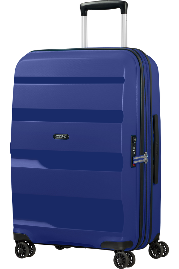American Tourister Bon Air Dlx Spinner TSA Expandable 66cm  Půlnočn&iacute; n&aacute;mořn&iacute; modr&aacute;