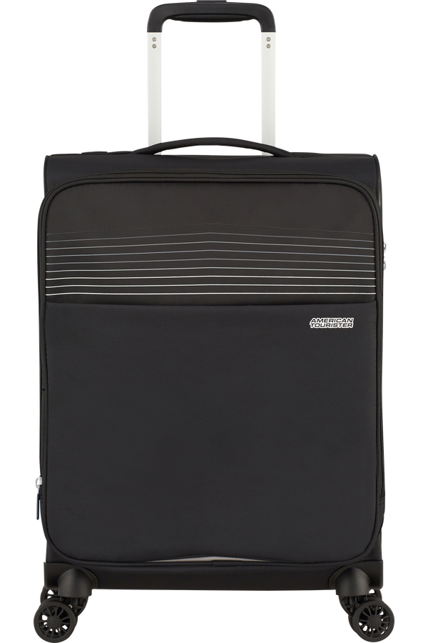 American Tourister Lite Ray Spinner TSA Expandable 55cm  Čern&aacute;