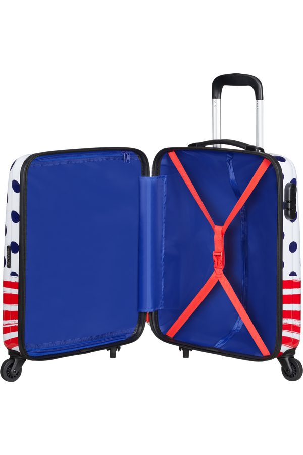 American Tourister Disney Legends Spinner 55cm  Minnie Blue Dots