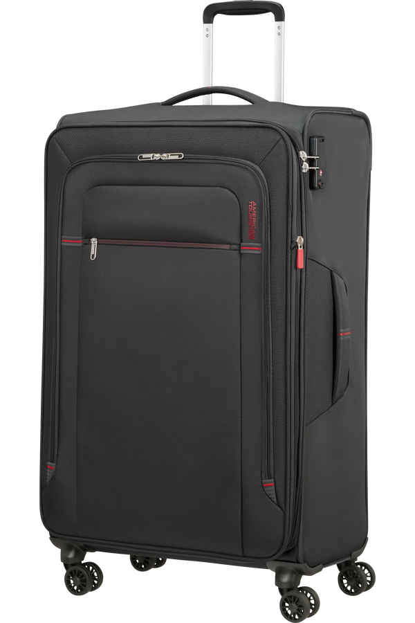 American Tourister Crosstrack Spinner Expandable 79cm  &Scaron;ed&aacute;/červen&aacute;