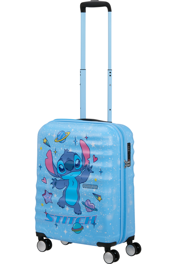 Disney Wavebreaker 55cm Kabinov&eacute; zavazadlo | American Tourister Disney Wavebreaker Spinner TSA Disney Fl 55cm  Stitch Universe