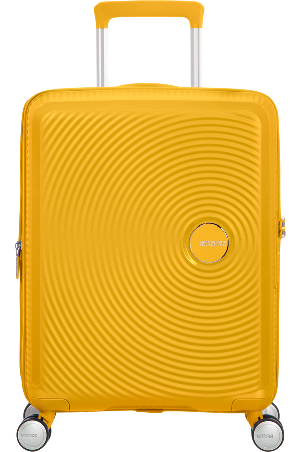 American Tourister Soundbox Spinner 55  Zlatě žlutá