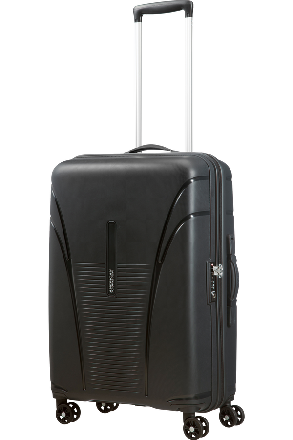 American Tourister Kufr Skytracer Spinner, 4 kolečka, 68 cm, středn&iacute;, tmavě břidlicov&aacute;
