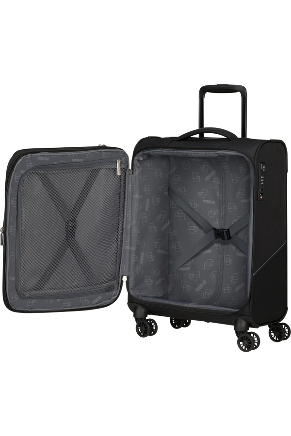 American Tourister SummerRide Spinner S EXP TSA 55cm Černá American Tourister SummerRide Spinner S EXP TSA 55cm Černá