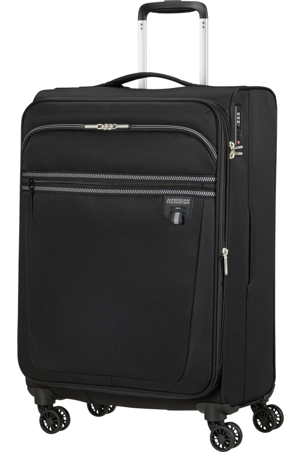 American Tourister Aerospin Spinner Expandable M  Čern&aacute;