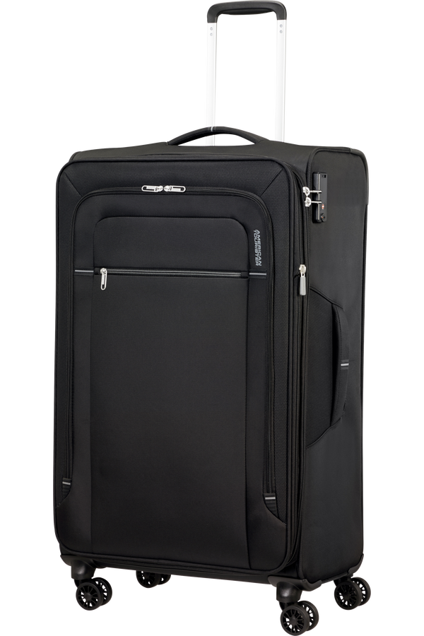 American Tourister Crosstrack Spinner Expandable 79cm  Černá/šedá American Tourister Crosstrack Spinner Expandable 79cm  Černá/šedá