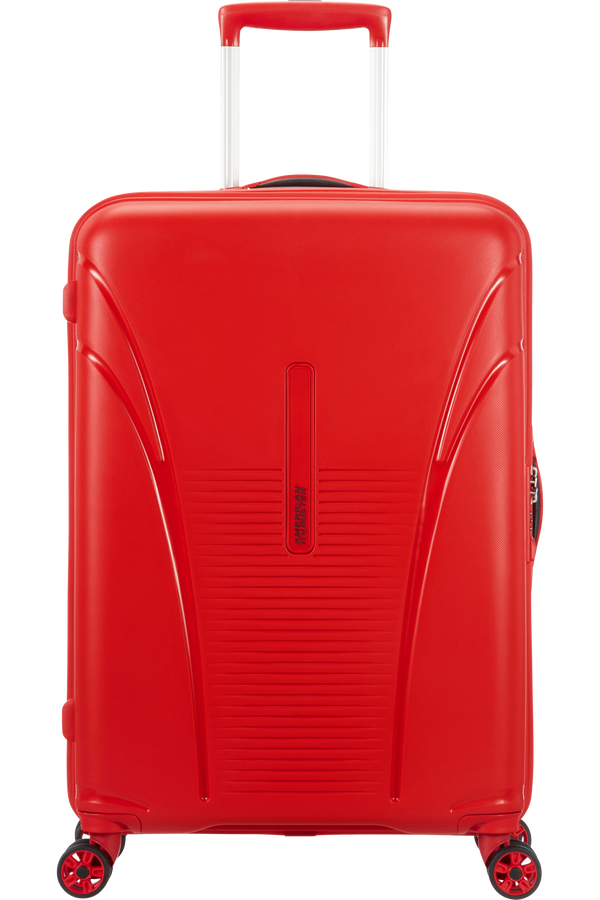 American Tourister Kufr Skytracer Spinner, 4 kolečka, 68 cm, střední, červená Formule