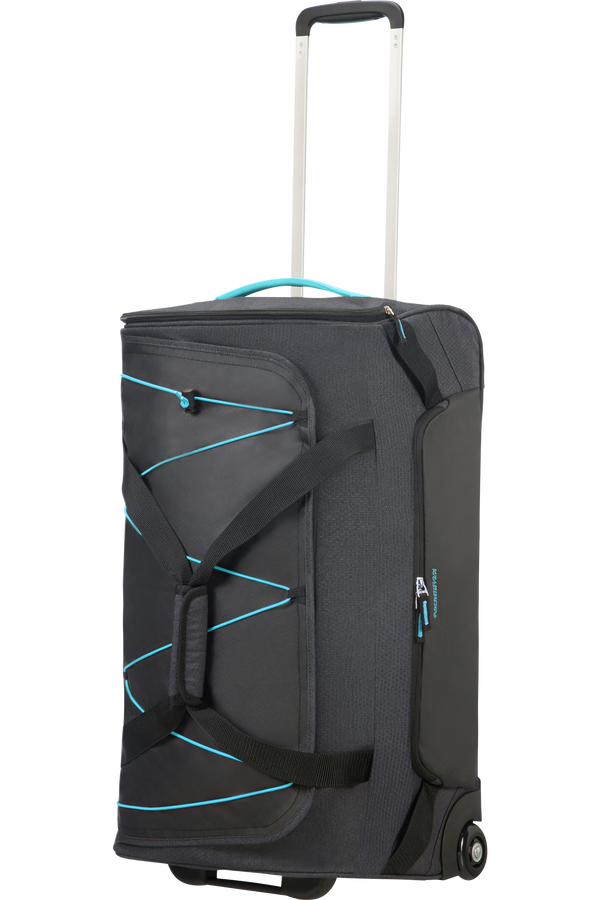 American Tourister Road Quest Duffle with Wheels M  Graphite/Turquoise