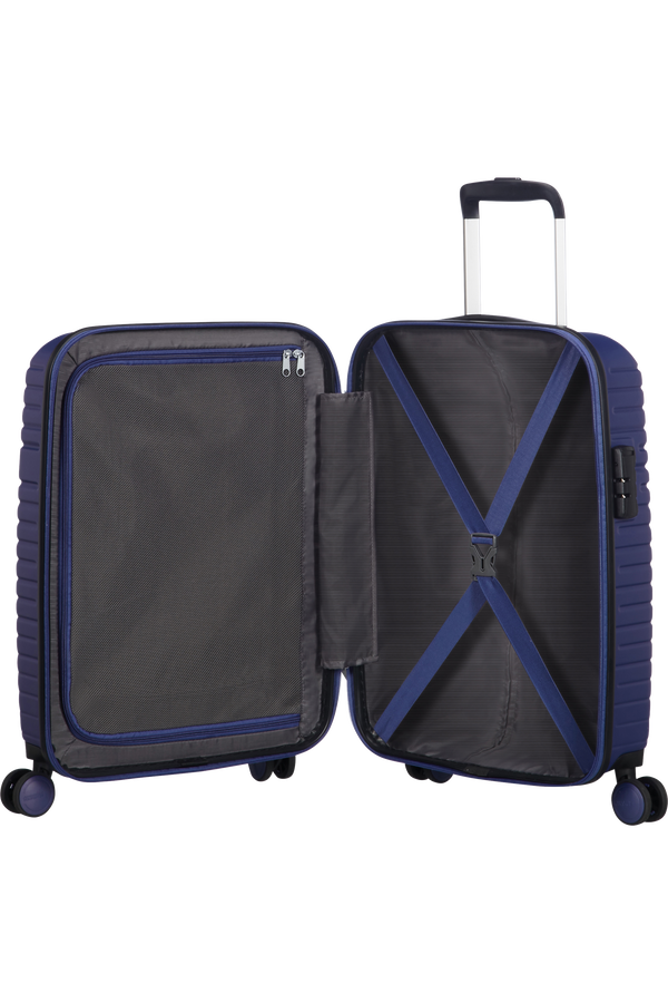 American Tourister Aero Racer Spinner 55cm  Modr&aacute; Nocturno