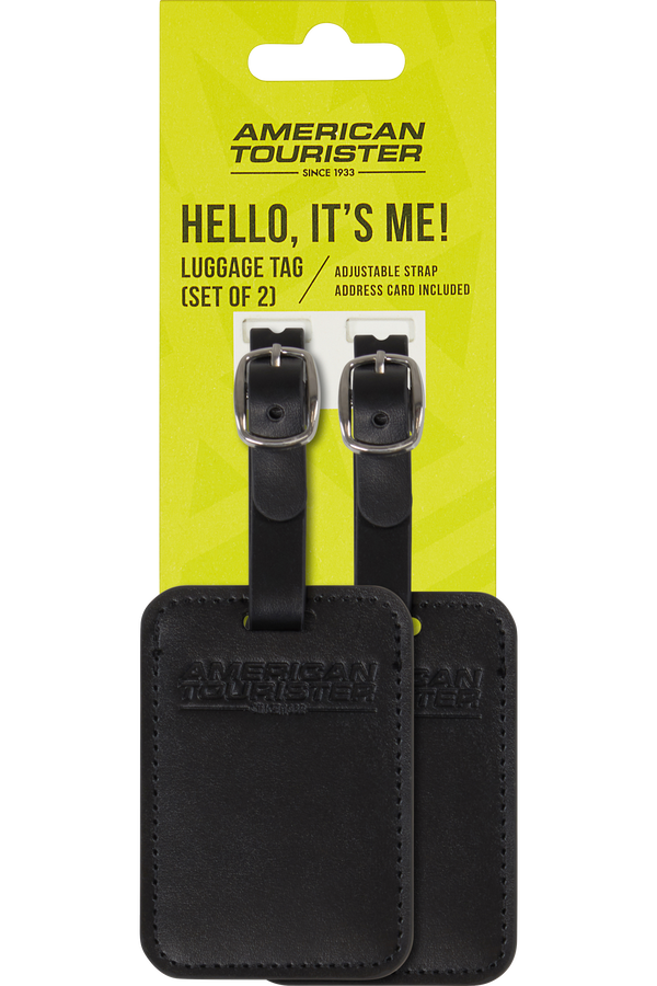 American Tourister American Tourist. Ta Luggage Tag X2  Černá