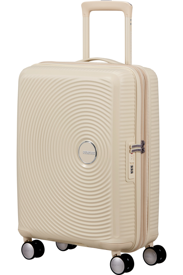 American Tourister SoundBox Spinner TSA Expandable 55cm  Coconut Sand