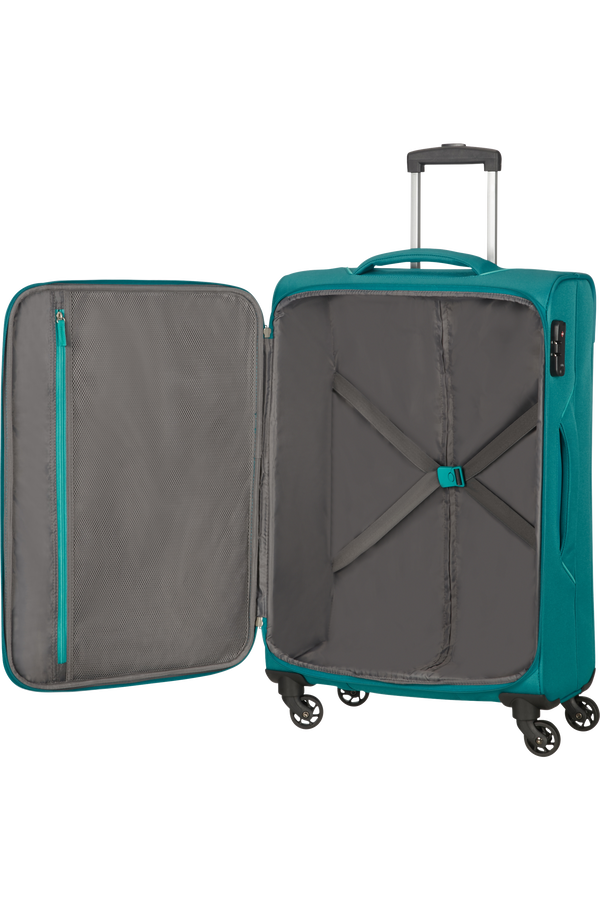 American Tourister Summer Session Spinner TSA M  Modrá/světle modrá American Tourister Summer Session Spinner TSA M  Modrá/světle modrá