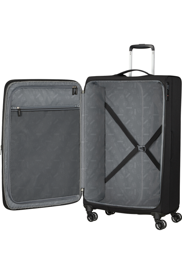 American Tourister Aerospin Spinner Expandable L  Čern&aacute;