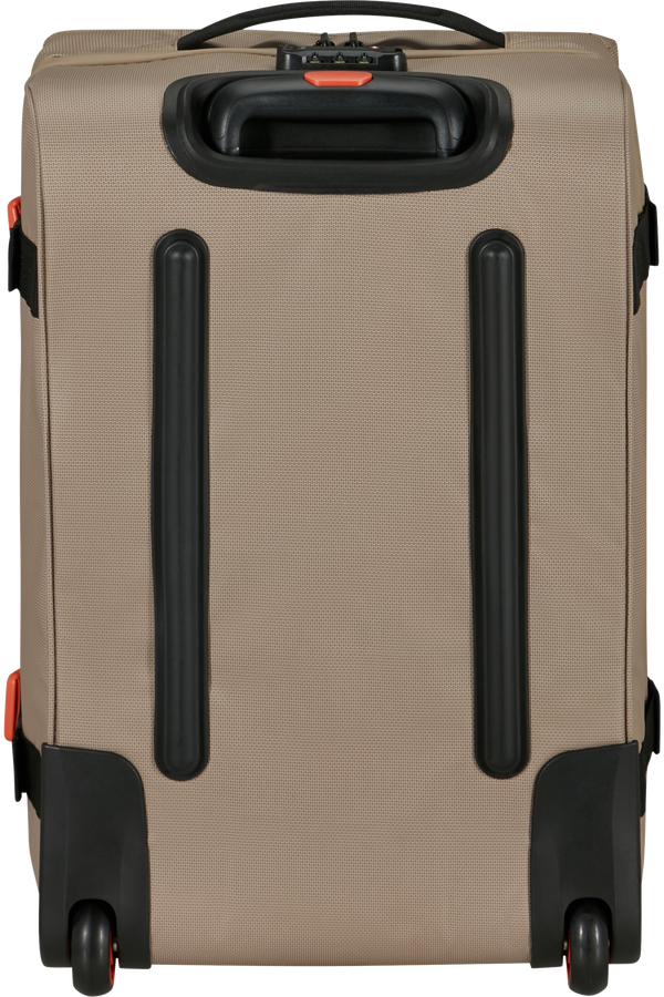 American Tourister Urban Track Duffle with Wheels Coated S  Beige/Orange American Tourister Urban Track Duffle with Wheels Coated S  Beige/Orange