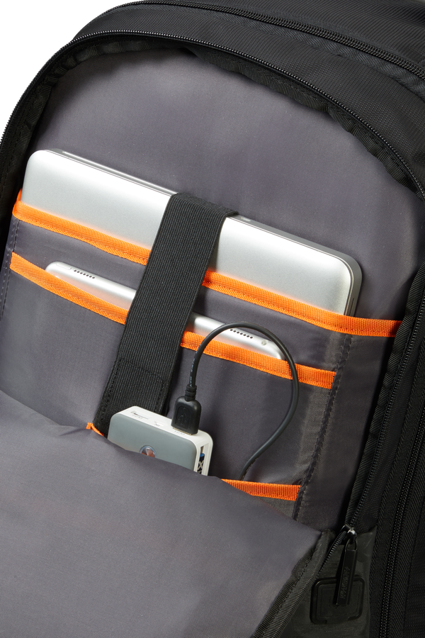 American Tourister At Work Laptop Backpack with Wheels Camo 15.6'  Čern&aacute;