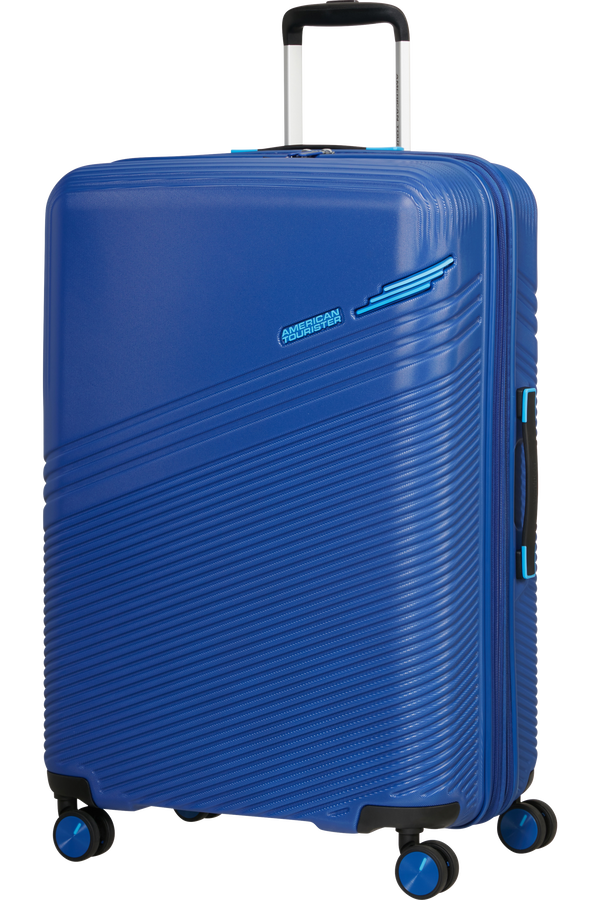 American Tourister Triple Trace Spinner TSA Expandable 76cm  Námořní modrá/modrá