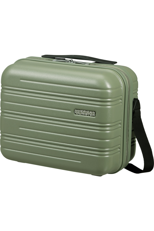 American Tourister High Turn Beauty Case  Matt Sage Khaki