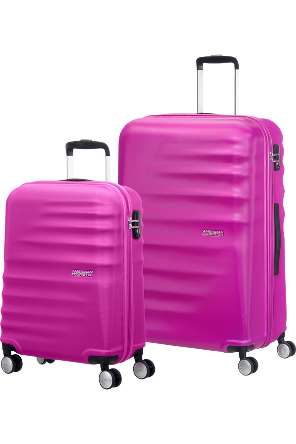 American Tourister Sada A, Wavebreaker, 2 kusy, růžová žhavých rtů