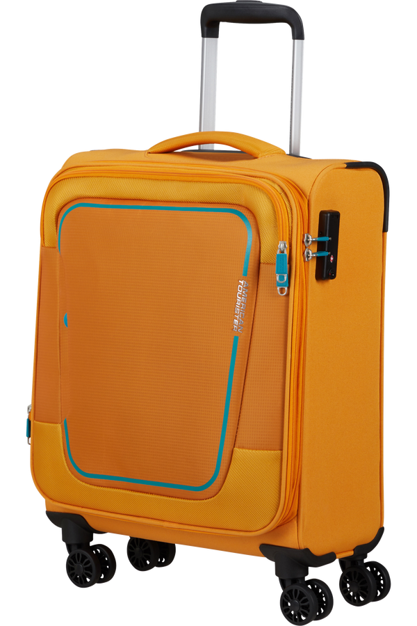 American Tourister Pulsonic Spinner Expandable 55cm  Sunset Yellow
