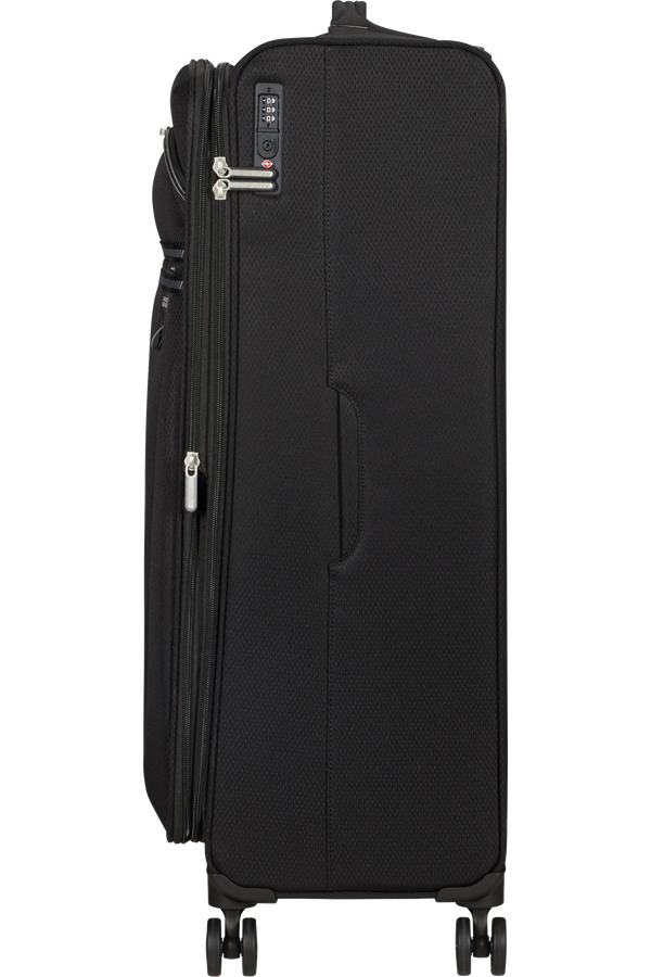 American Tourister Aerospin Spinner Expandable L  Černá