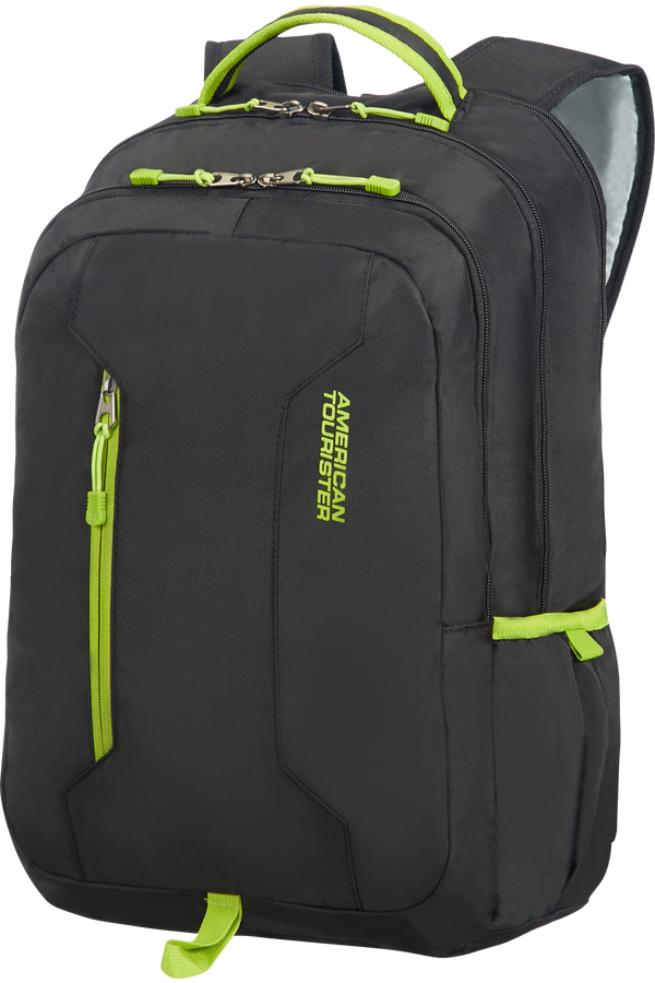 American Tourister Urban Groove Laptop Backpack 2 39.6cm/15.6inch Black/Lime Green