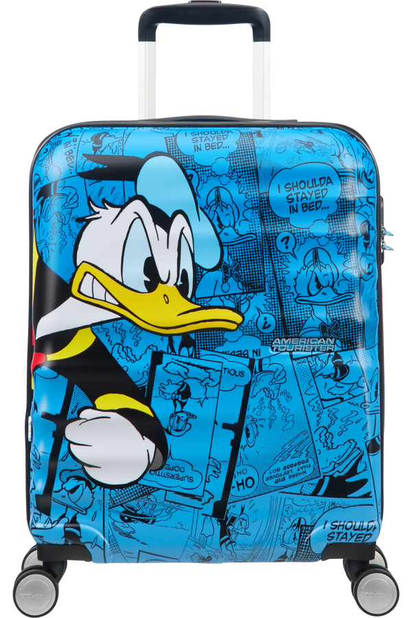 American Tourister Kufr Wavebreaker Disney Spinner, 4 kolečka, kabinové zavazadlo, 55x40x20 cm, kačer Donald