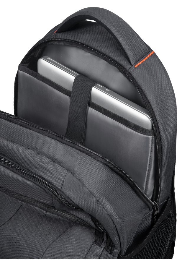 American Tourister At Work Laptop Backpack  15.6inch Grey/Orange