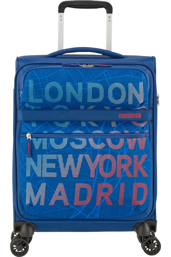 American Tourister Matchup Spinner Print TSA 55cm  City Map Blue