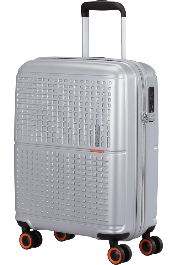 American Tourister Geopop Spinner 55/20 Tsa. 55cm  Metalická stříbrná