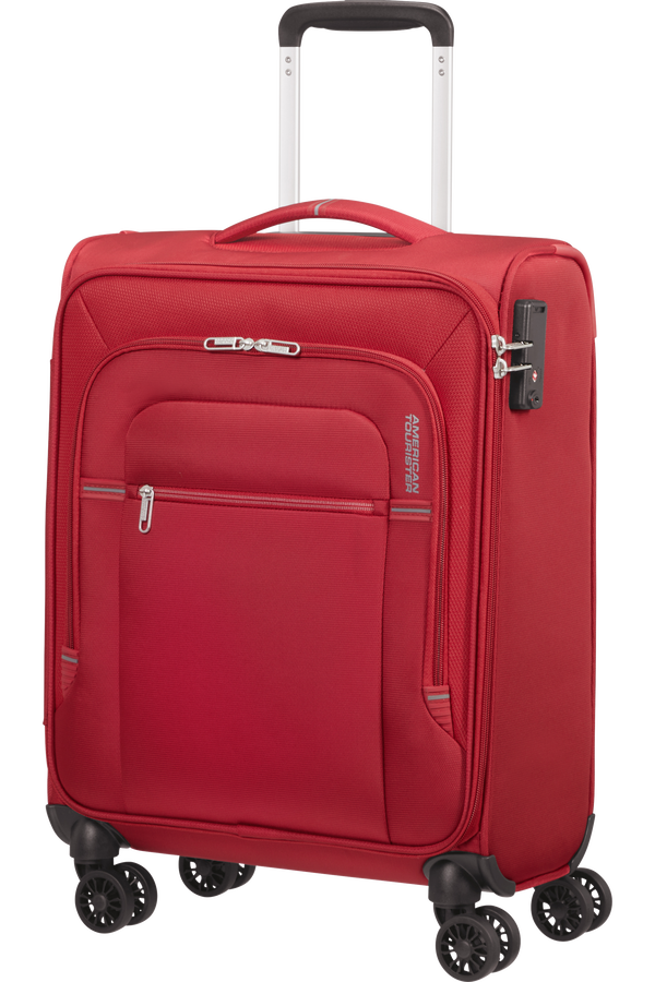 American Tourister Crosstrack Spinner 55cm  Red/Grey