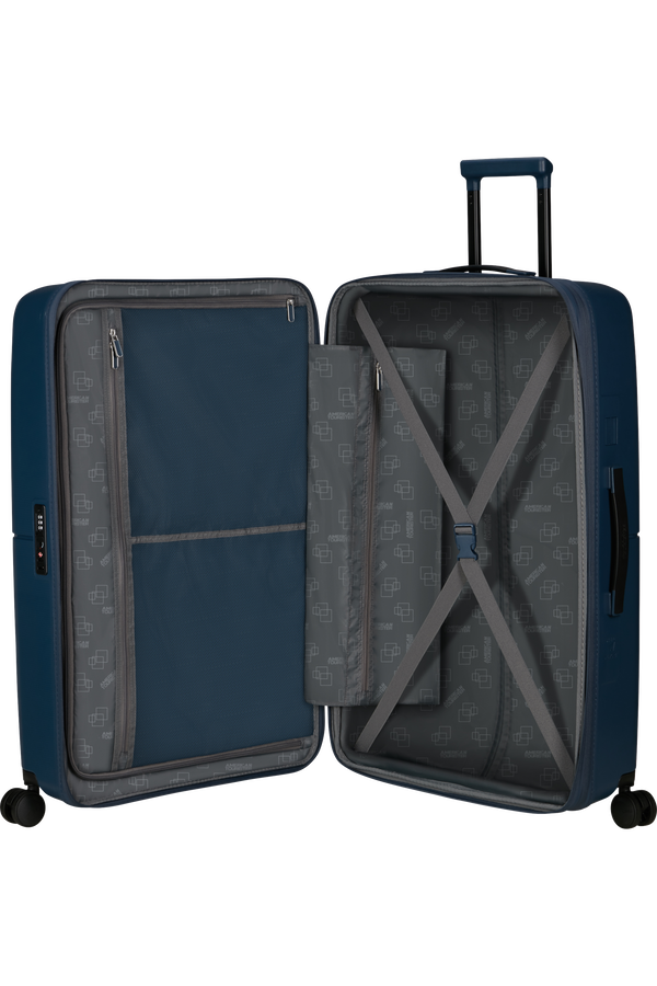 American Tourister DashPop Spinner Expandable TSA 77cm Půlnočn&iacute; modr&aacute;