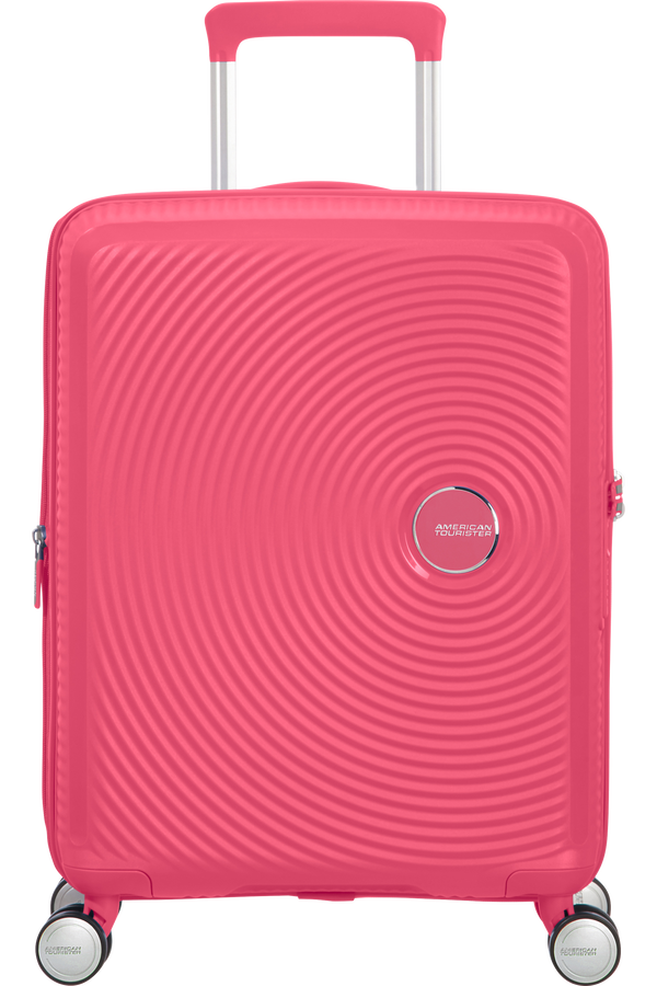 American Tourister Soundbox Spinner Expandable 55cm  Žhavá růžová