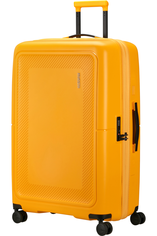 American Tourister DashPop Spinner Expandable TSA 77cm Zlatě žlut&aacute;
