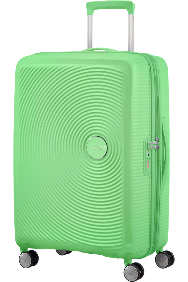 American Tourister Soundbox Spinner TSA Expandable 67cm  Jarn&iacute; zelen&aacute;