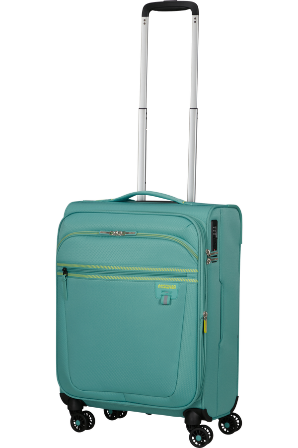 American Tourister Aerospin Spinner Expandable S  Dusty Turquoise American Tourister Aerospin Spinner Expandable S  Dusty Turquoise