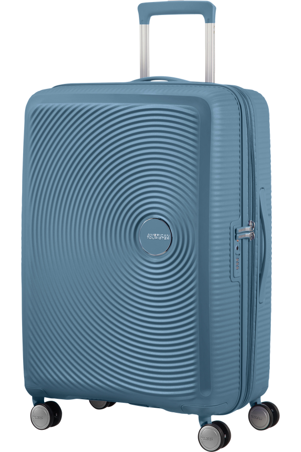 American Tourister Soundbox Spinner Expandable 67cm  Stone Blue