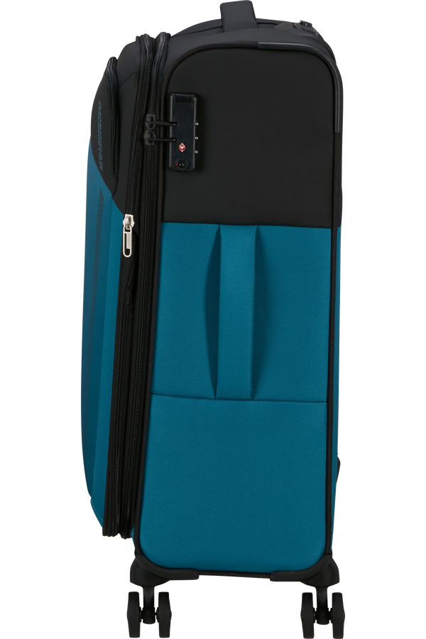 American Tourister Daring Dash Spinner Expandable TSA M  Černá/modrá