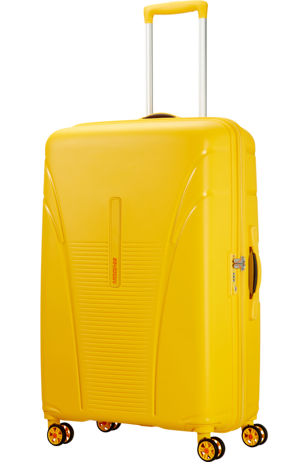 American Tourister Skytracer, 4 kolečka, 77 cm, velký, šafránově žlutá