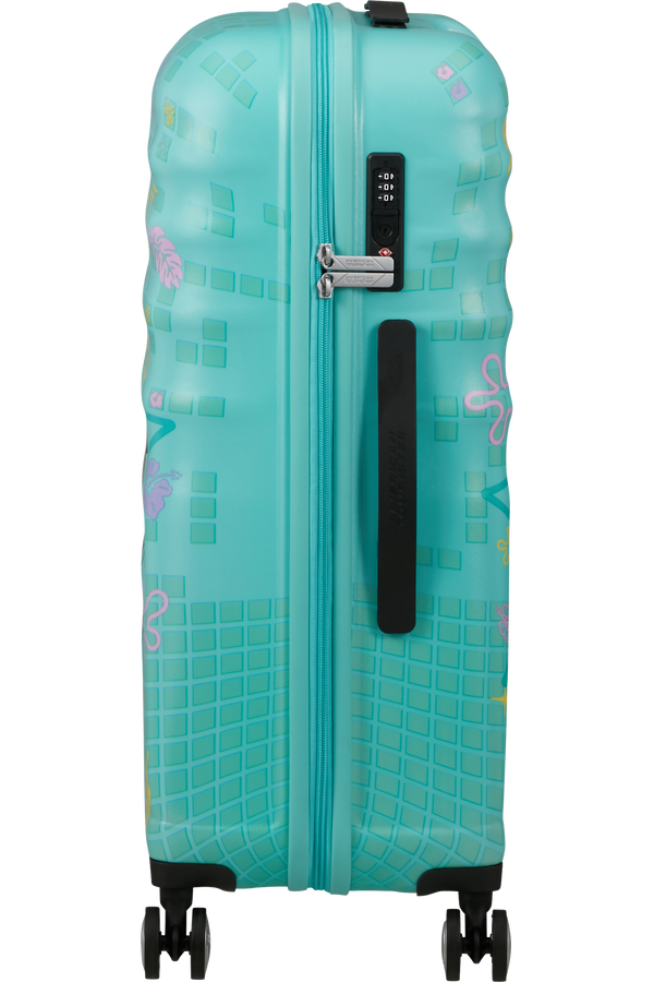 American Tourister Disney Wavebreaker Spinner TSA Disney Fl 67cm  Stitch Flower