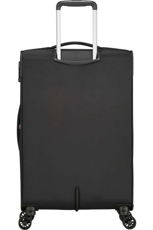 American Tourister Crosstrack Spinner Expandable 67cm  Šedá/červená American Tourister Crosstrack Spinner Expandable 67cm  Šedá/červená