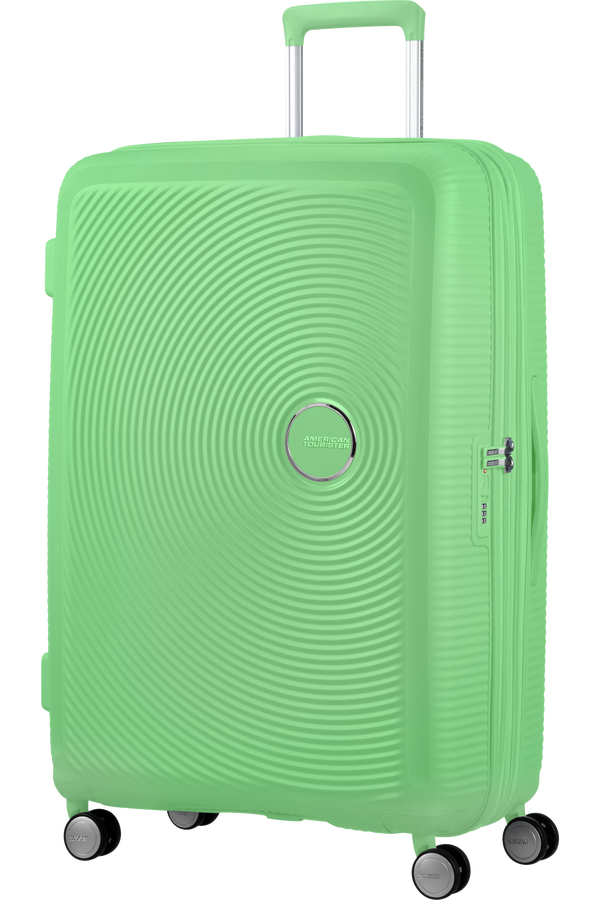 American Tourister Soundbox Spinner TSA Expandable 77cm  Jarn&iacute; zelen&aacute;