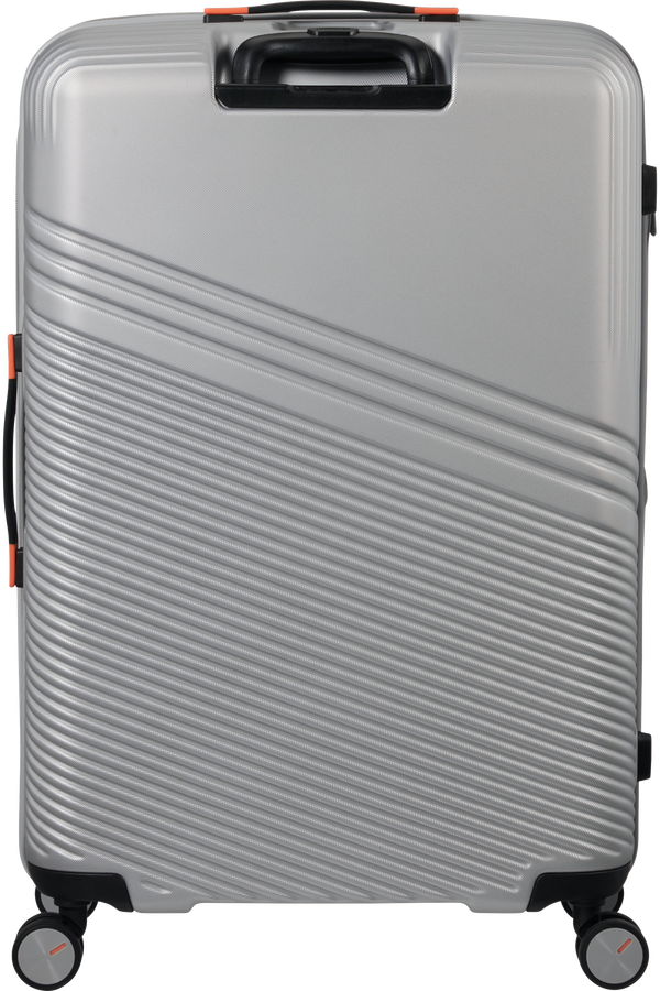 American Tourister Triple Trace Spinner TSA Expandable 76cm  Silver/Orange American Tourister Triple Trace Spinner TSA Expandable 76cm  Silver/Orange
