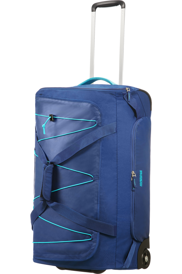 American Tourister Road Quest Duffle with Wheels M  Deep Water Blue American Tourister Road Quest Duffle with Wheels M  Deep Water Blue